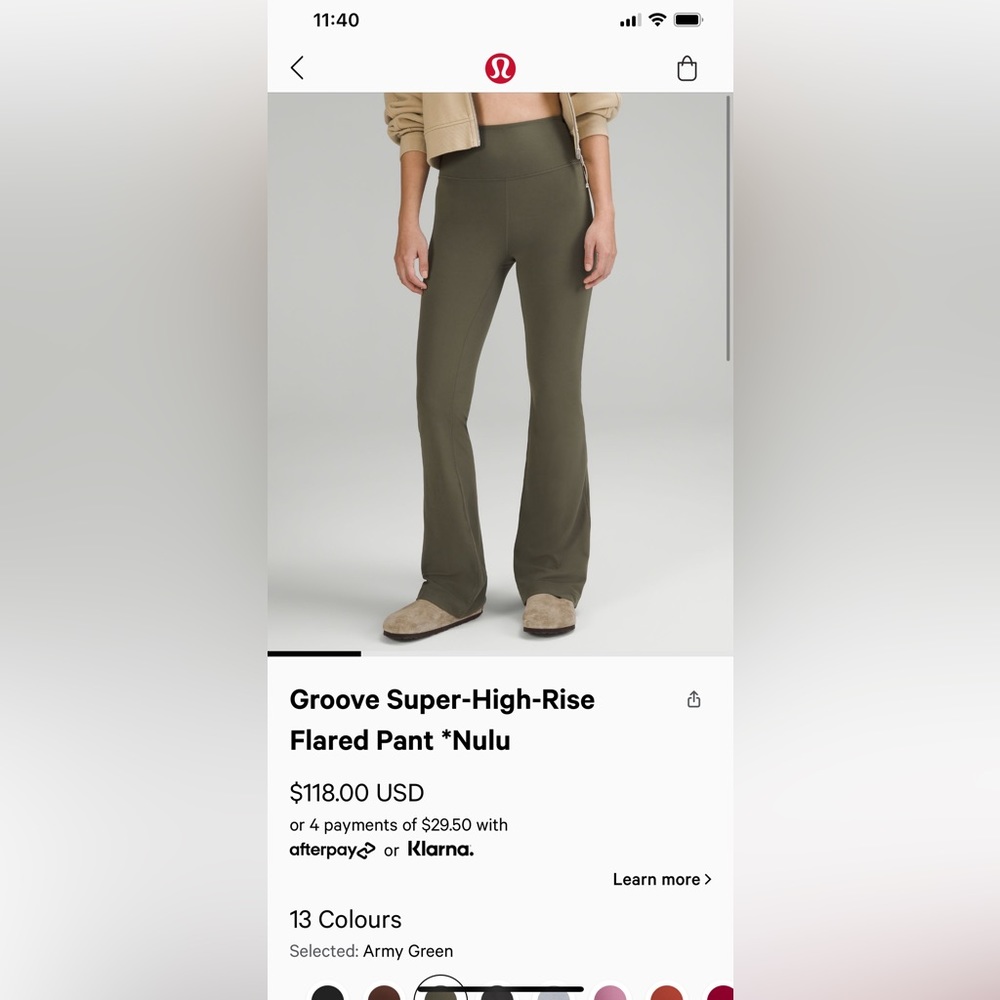 BNWT groove flare